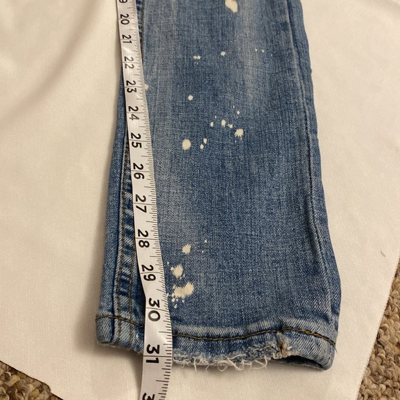 Smuggler's Moon Men's Distressed Button Up Blue Jeans Size 32x32 - Picture 13 of 14